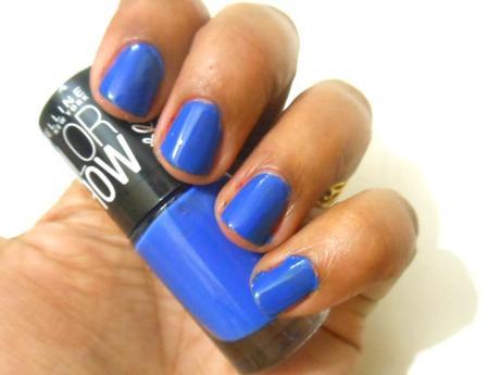 Maybelline Color Show Bright Sparks (706) Blazing Blue | Day 6