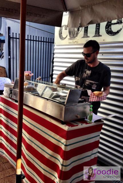 Exploring Perth like a tourist on foodi’s dessert & cupcake walking tour Tea-for-Tu-Hot-Dog-Pop-Up