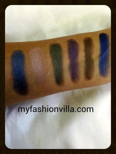 Oriflame The One Eye Shadow Swatches
