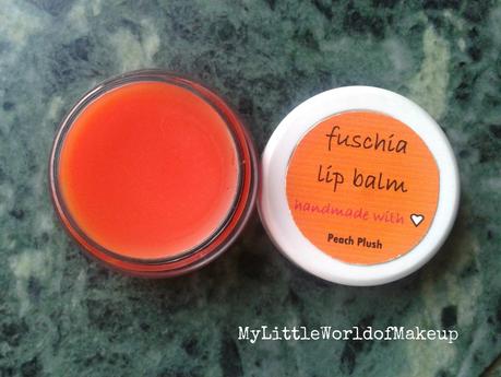 Fuschia Handmade Lip Balm in Peach Plush Review