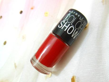 Maybelline Color Show Bright Sparks (708) Power of Red | Day 8