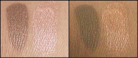 Oriflame The ONE Colour Impact Cream Eye Shadow Shade-Golden Brown & Rose Gold Review, Swatch