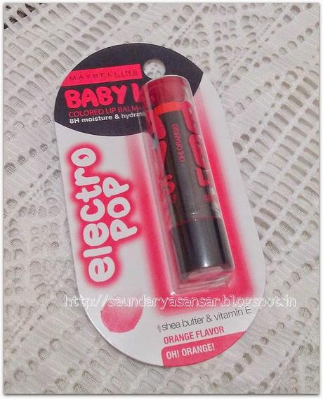 Oh! Orange from Maybelline Baby Lips Electro Pops...Review