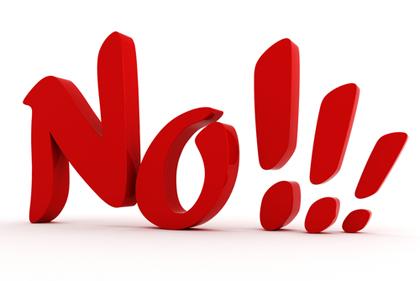 When and How to say NO
