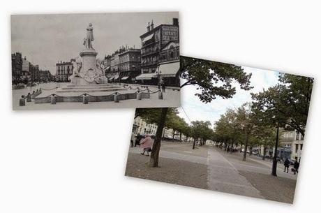 More pictures merging past and present views of Bordeaux