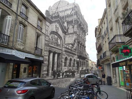 More pictures merging past and present views of Bordeaux