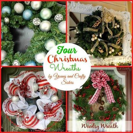 Christmas Wreath Collage