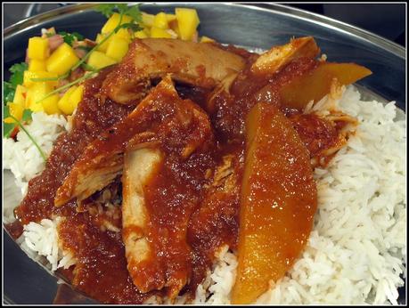Chicken curry with mango