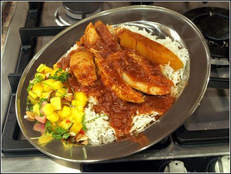Chicken curry with mango