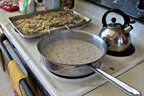 fresh green bean casserole