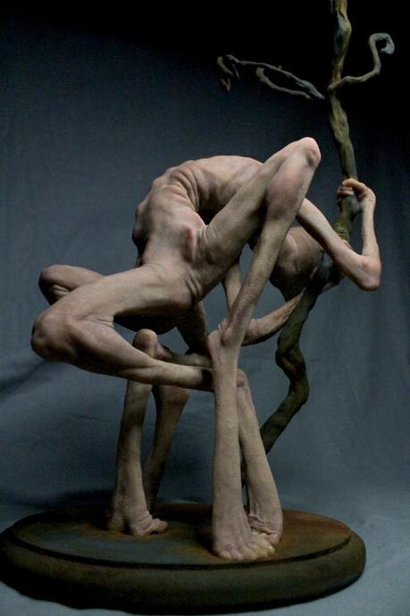 Matthew J. Levin - loathsome, monstrous creatures - surreal sculptures