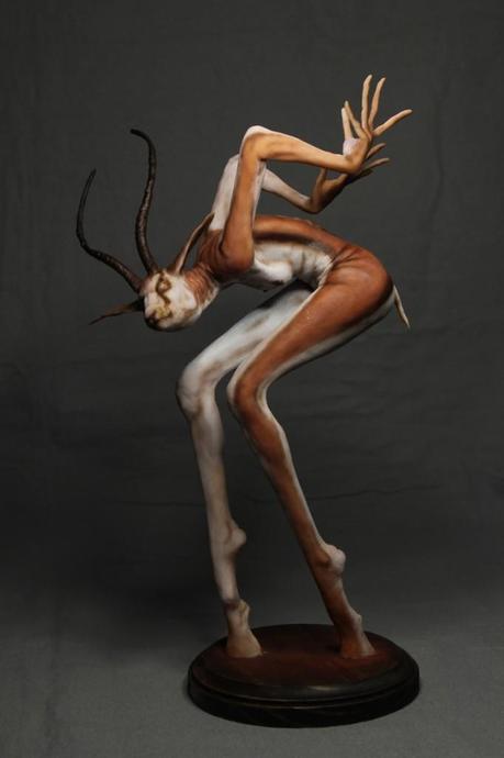 Matthew J. Levin - loathsome, monstrous creatures - surreal sculptures