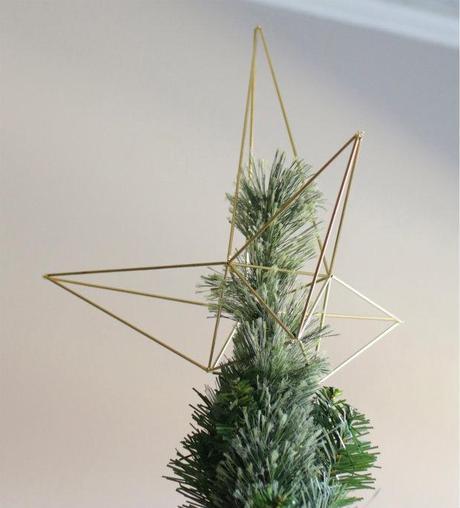 geometric tree topper