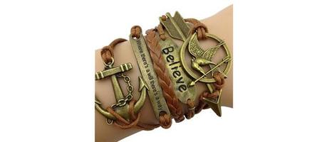 hunger games, bracelet, leather bracelet, jewelry, holiday gifts, christmas shopping, 9th & Elm Give~Away!