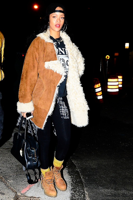 Rihanna Celebrates Bang Bang’s Bday in NYC