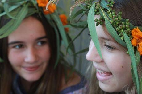 Corey amaro wreath girls molly and rie