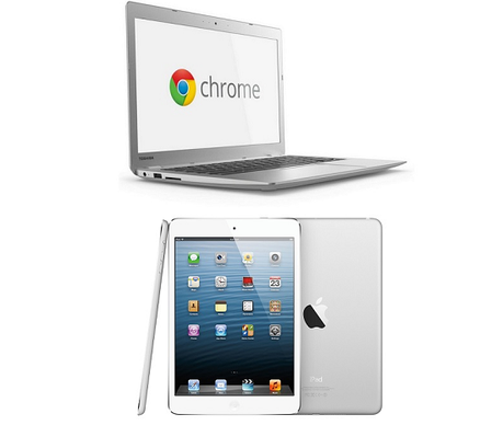 Google Chromebooks and Apple iPads