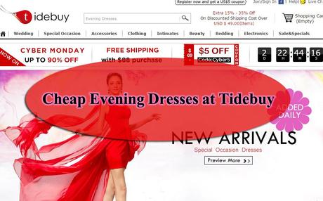 Cheap Evening Dresses at Tidebuy