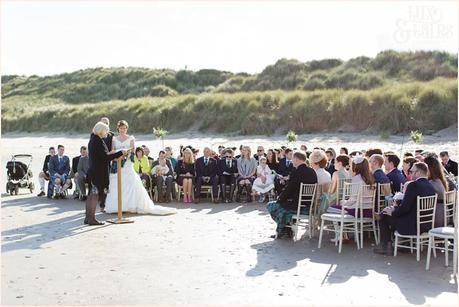Ceremony Photography at Newton Hall beachside wedding