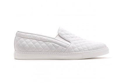 Quilt Through Your Day: Del Toro Quilted Nappa Leather Slip-On Sneaker