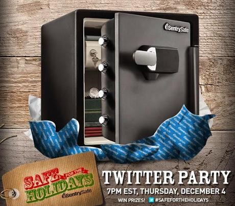 Join Us This Thursday for a @SentrySafe Twitter Party and the Chance to Win Great Prizes! #safefortheholidays