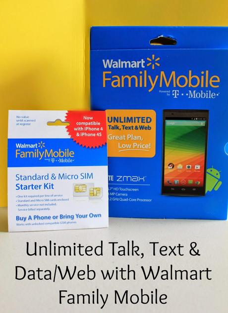 Unlimited Talk Text and Data/Web with Walmart Family Mobile #Thankful4Savings #ad