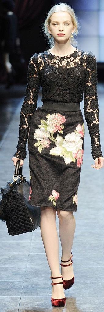 Dolce and Gabbana image found on Pinterest.