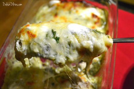 Cheesy Turkey Enchiladas | Delish D'Lites
