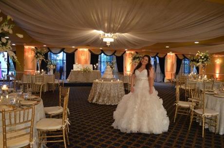 Bride at reception