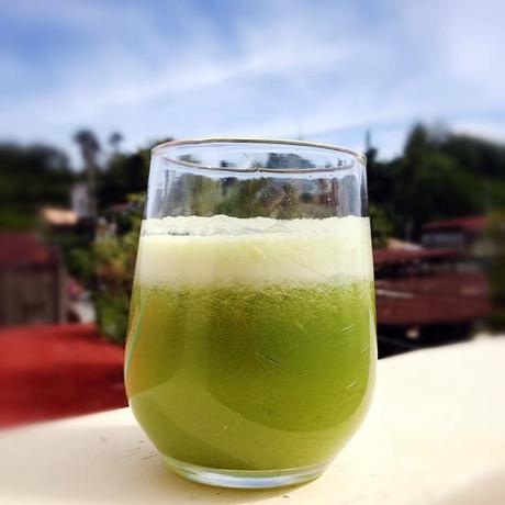Green monster! This yummy drink is composed of #malunggay leaves ( #MoringaOleifera ) + #cucumber + #GreenApple + #pineapple #Juicing #detox #greens #greenjuice #detoxjuice #healthyliving #lifestyle