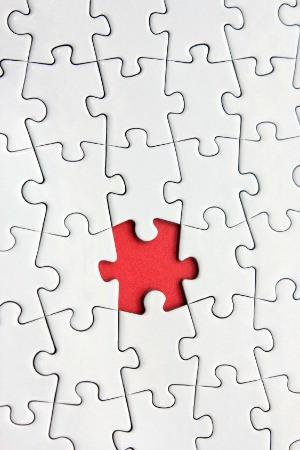 puzzle with missing piece