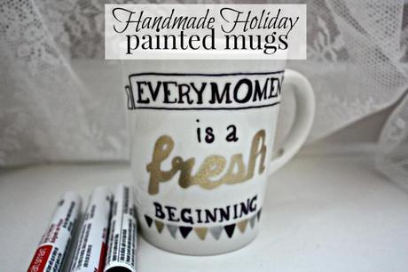 Handmade Holiday: Painted Mugs