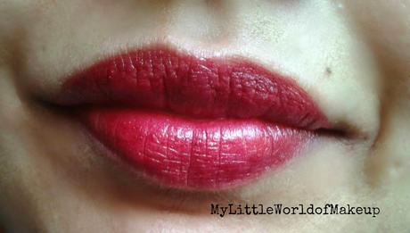 Coloressence Lipstick in Misty Maroon - Review & Swatches