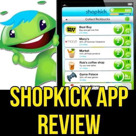 Shopkick App Review Earn Giftcards & Rewards For Shopping with iPhone and Android phones and no coupon codes needed
