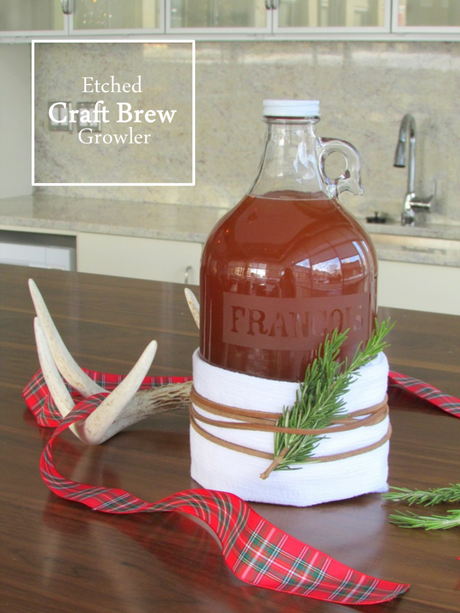 etched craft brew growler | francois et moi