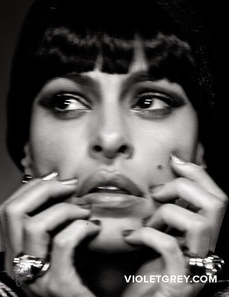 Eva Mendes first photo shoot on Violet Grey Eva Mendes first photo shoot on Violet Grey