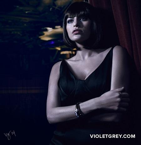 Eva Mendes first photo shoot on Violet Grey