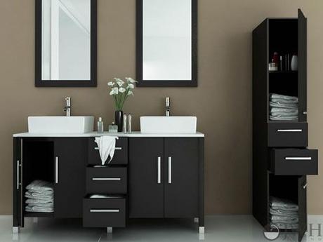 Frameless Bathroom Cabinets