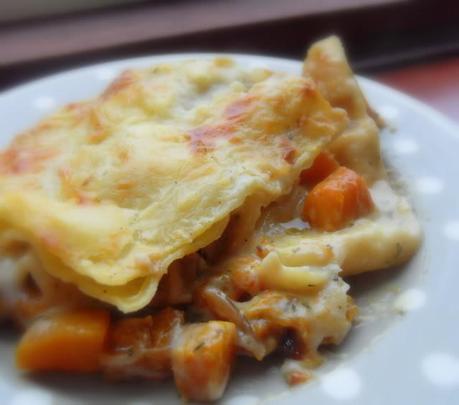 Roasted Butternut Squash Lasagne