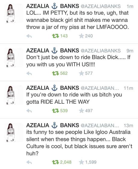 Azealia Banks Goes In On Iggy Azalea