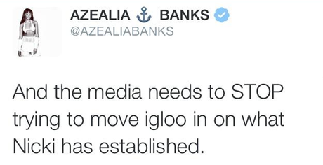 Azealia Banks Goes In On Iggy Azalea