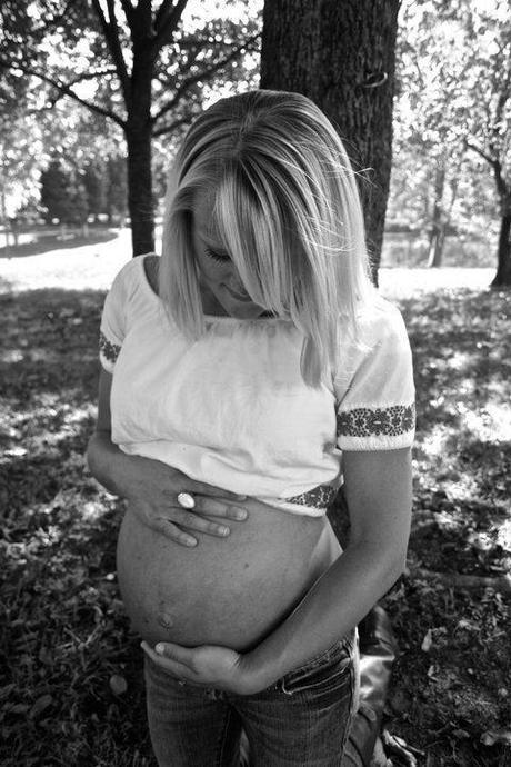 Pregnant with our second child, Rhema Zoae.