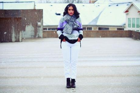 Sweater - ASOS Jeans - GAP Boots - Steve Madden Neck Wrap - From Scotland Rings - From Jaipur, India, Tanvii.com