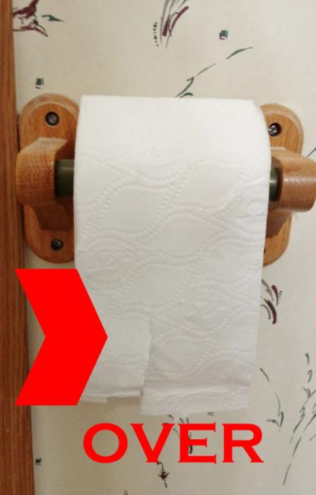 THE NEVER ENDING BATTLE OVER BATHROOM TISSUE - OVER