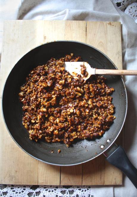 Pecan Pie Style Candied Walnuts 