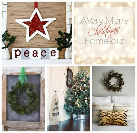 Thursday Christmas home tour collage