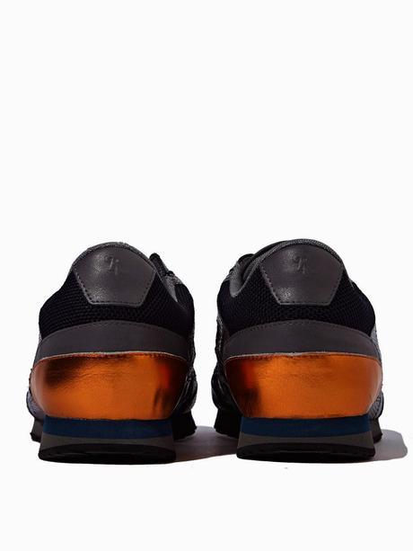 Runner On A Different Track:  Raf Simons Mens Metallic Runner