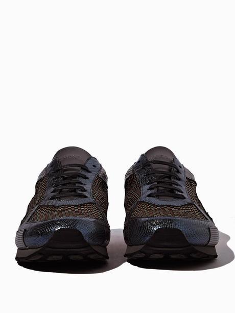 Runner On A Different Track:  Raf Simons Mens Metallic Runner
