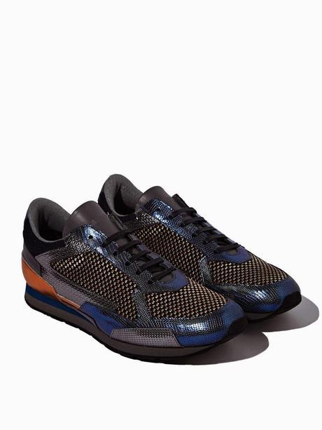 Runner On A Different Track: Raf Simons Mens Metallic Runner Runner On A Different Track: Raf Simons Mens Metallic Runner