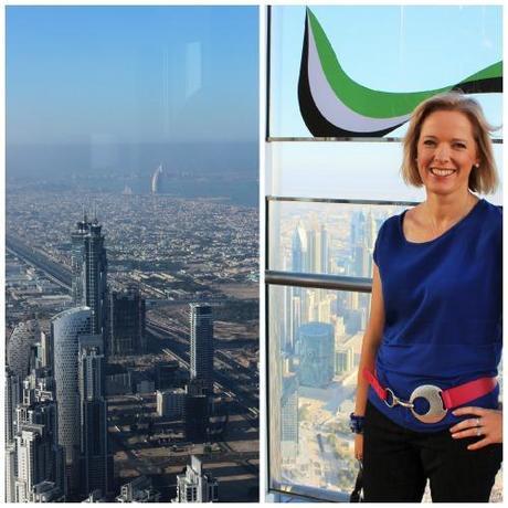 Standing outside 124 floors high
